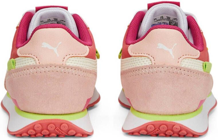 Puma Future Rider Splash sneakers roze wit groen