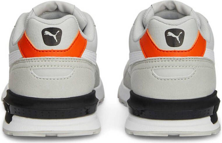 Puma Graviton sneakers grijs wit oranje