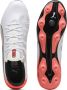 PUMA KING MATCH FG AG Unisex Sportschoenen White- Silver-Glowing Red - Thumbnail 4