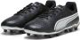 Puma King Match FG AG Junior voetbalschoenen zwart wit Imitatieleer 28 - Thumbnail 4
