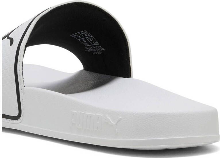 Puma Leadcat 2.0 badslippers wit zwart