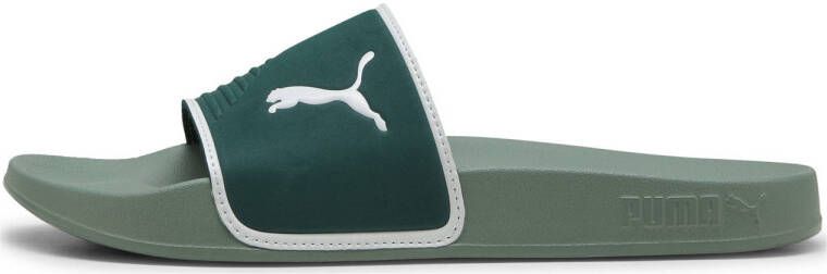 Puma Leadcat 2.0 Shower badslippers groen ecru
