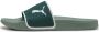 Puma Leadcat 2.0 Shower badslippers groen ecru - Thumbnail 2