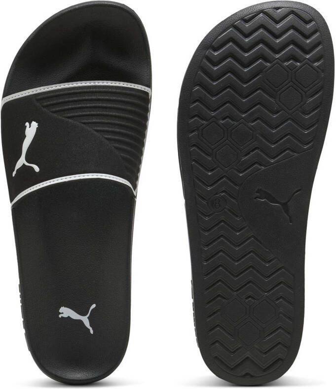 Puma Leadcat 2.0 Shower badslippers zwart wit
