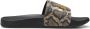Puma Leadcat 2.0 Snake Chic badslippers slangenprint zwart goud - Thumbnail 4