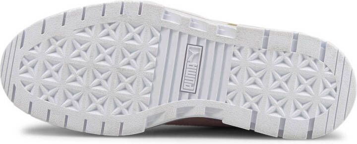 Puma Mayze Lth leren sneakers wit ecru