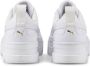 Puma Mayze Lth leren sneakers wit goud Meisjes Leer Meerkleurig 35.5 - Thumbnail 3