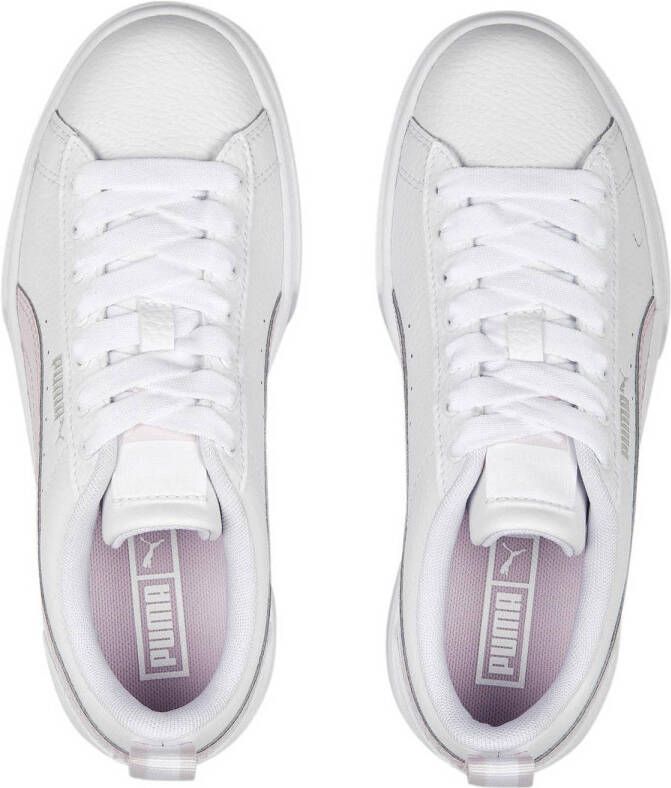 Puma Mayze Lth leren sneakers wit roze