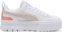 Puma Mayze Lth sneakers wit roze lichtgrijs - Thumbnail 5