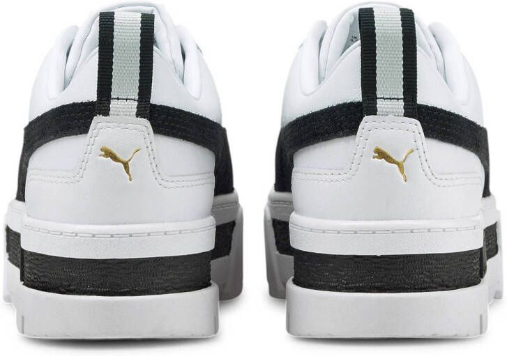 Puma Mayze Lth Wn's sneakers wit zwart