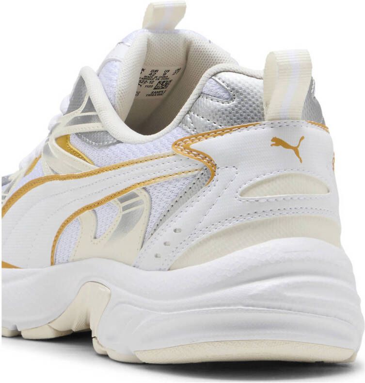 Puma Milenio Tech sneakers wit goud ecru