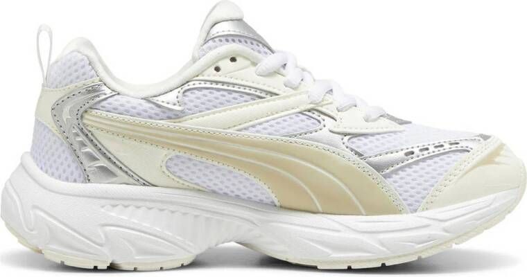 Puma Morphic Metallic Shine sneakers wit ecru