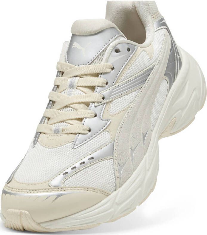 Puma Morphic Retro sneakers ecru zilver