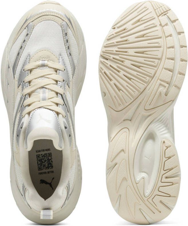 Puma Morphic Retro sneakers ecru zilver