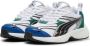 Puma Morphic Techie sneakers wit zwart groen Jongens Meisjes Mesh Meerkleurig 28 - Thumbnail 4