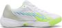 PUMA NOVA Court Unisex Sportschoenen White-Luminous Blue-Fizzy Apple-Shadow Gray - Thumbnail 4