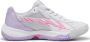 Puma Nova Court tennisschoenen zilver wit lila - Thumbnail 2