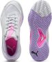 Puma Nova Court tennisschoenen zilver wit lila - Thumbnail 3