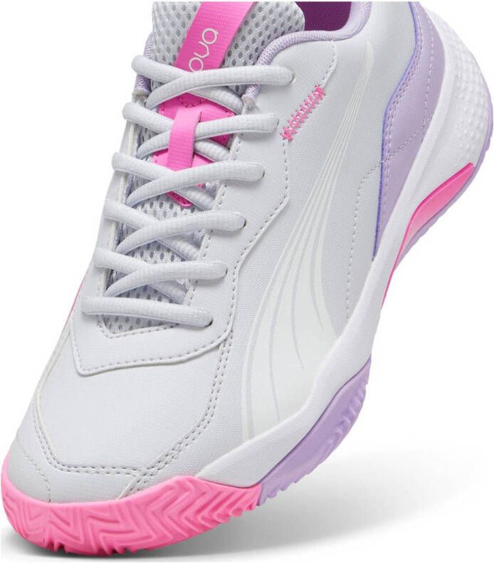 Puma Nova Smash tennisschoenen zilver roze lila