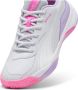 PUMA NOVA Smash Wn's Dames Sportschoenen Silver Mist- White-Vivid Violet - Thumbnail 4