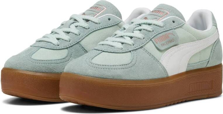 Puma Palermo Elevata sneakers lichtblauw wit