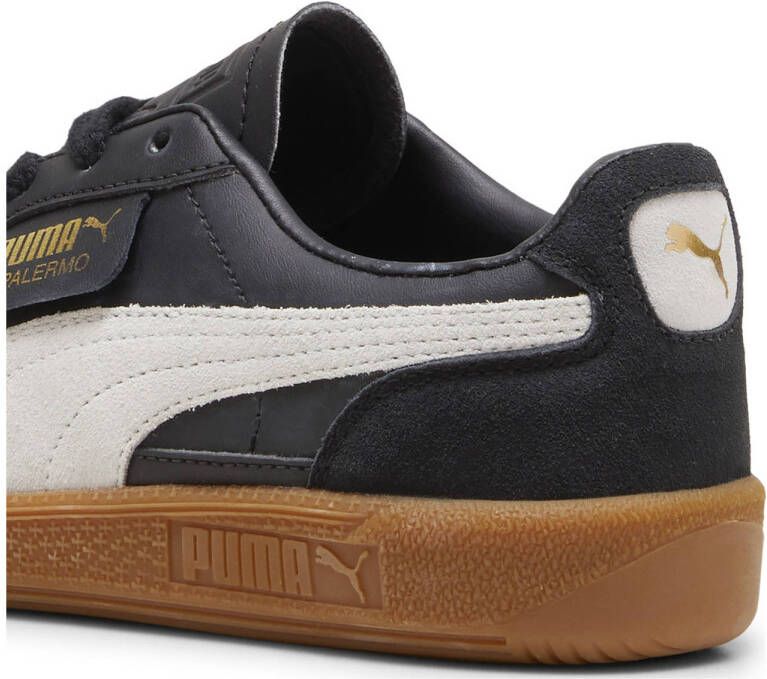 Puma Palermo Lth sneakers zwart grijs