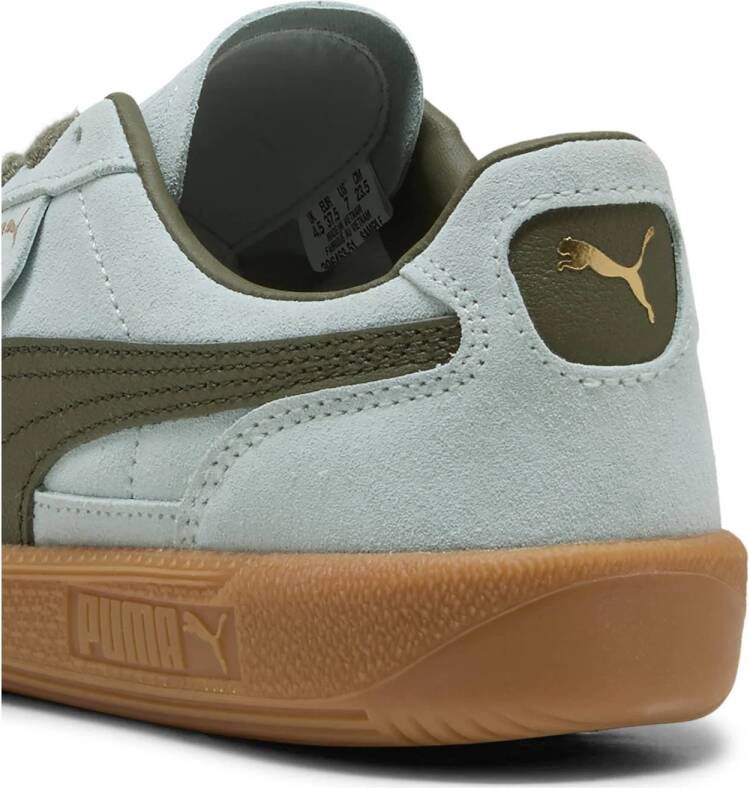 Puma Palermo sneakers lichtblauw donkergroen
