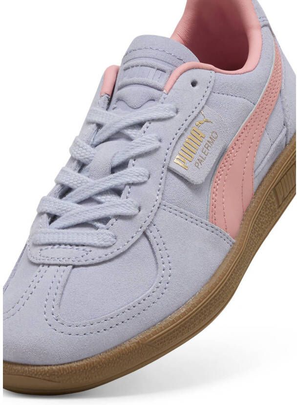 Puma Palermo sneakers lichtblauw roze