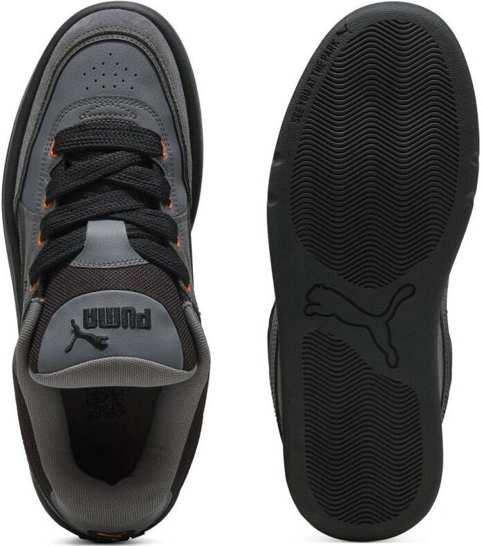 Puma Park Lifestyle SK8 sneakers antraciet zwart oranje
