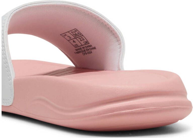 Puma Popcat 20 Junior badslippers wit roze blauw