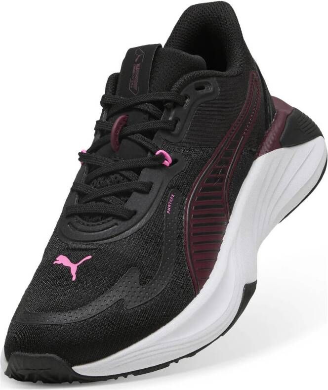 Puma PWR Hybrid TR fitness schoenen zwart roze