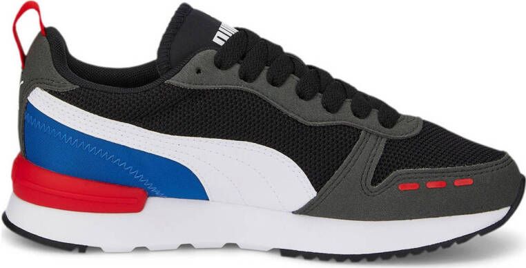 Puma R78 Runner sneakers zwart wit grijs rood