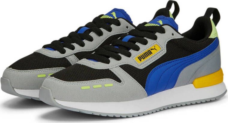 Puma R78 sneakers grijs zwart donkerblauw