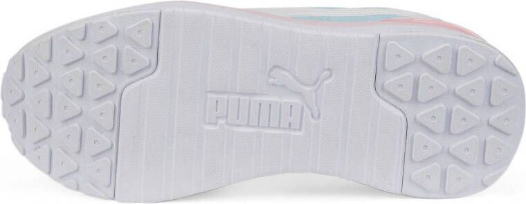 Puma R78 Voyage sneakers lichtblauw wit lichtroze