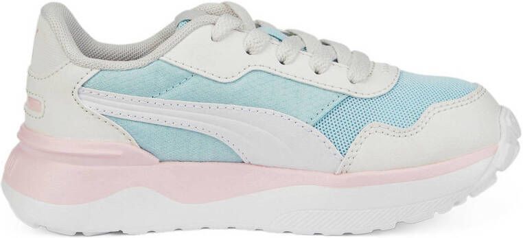 Puma R78 Voyage sneakers wit blauw roze