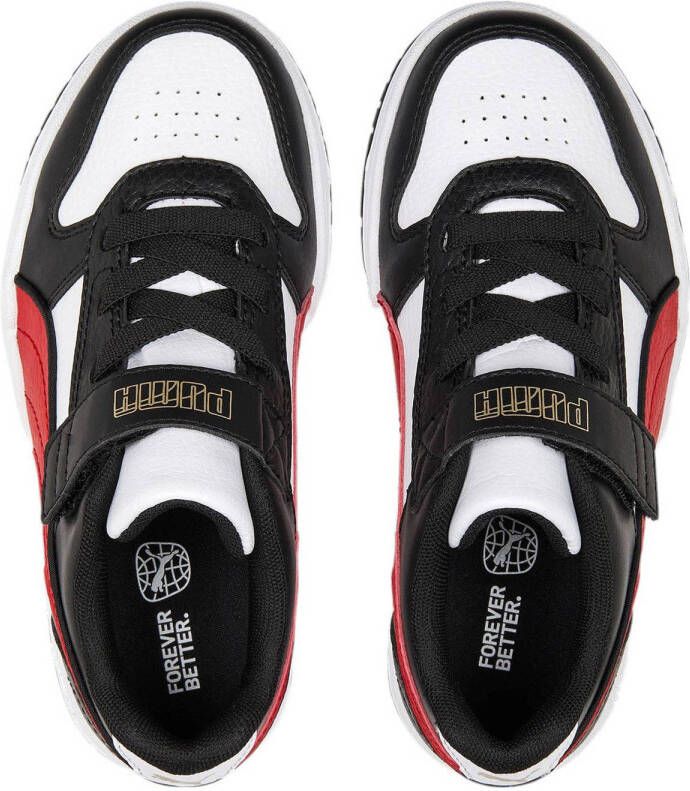 Puma RBD Game Low sneakers zwart wit rood