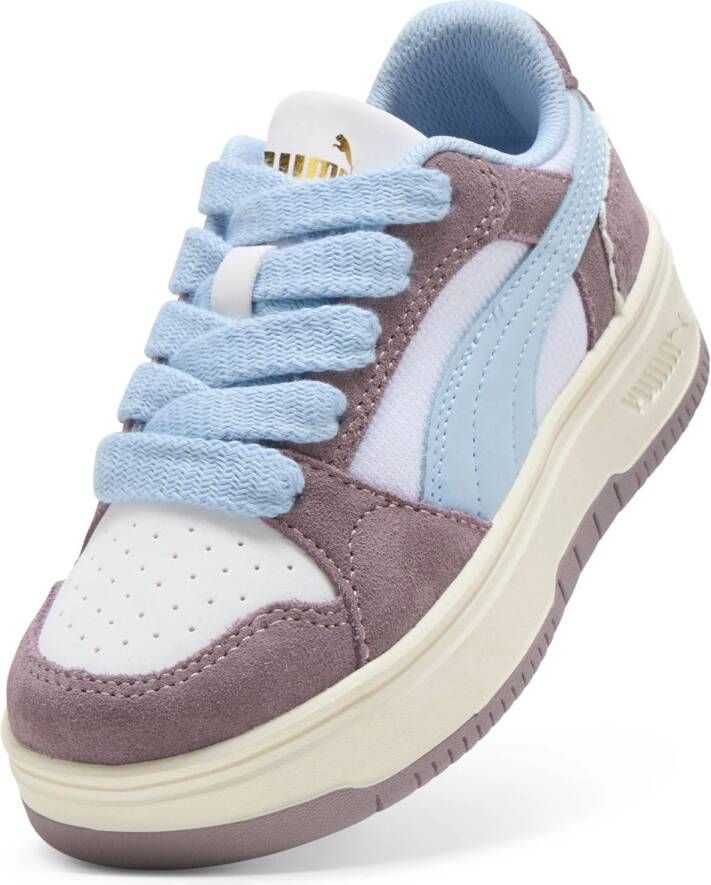 Puma Rebound Femme Memoires sneakers wit lichtblauw lila