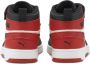 PUMA Rebound JOY AC PS Unisex Sneakers White Black HighRiskRed - Thumbnail 6