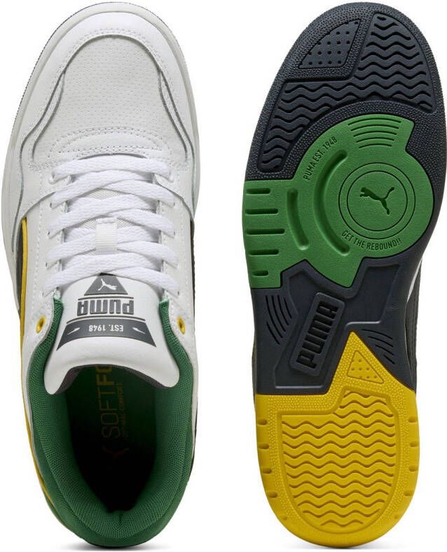 Puma Rebound Retro sneakers wit groen donkerblauw