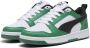Puma Rebound V6 Lo sneakers wit zwart groen Leer Meerkleurig 26 - Thumbnail 12
