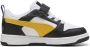 Puma Rebound V6 Low snekaers zwart geel wit - Thumbnail 3