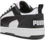 PUMA Rebound v6 Low Unisex Sneakers White- Black- Black - Thumbnail 6