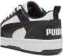 PUMA Rebound v6 Low heren sneaker sportschoen 392328 02 wit zwart - Thumbnail 8
