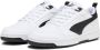 PUMA Rebound v6 Low Unisex Sneakers White- Black- Black - Thumbnail 9