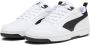 PUMA Rebound v6 Low heren sneaker sportschoen 392328 02 wit zwart - Thumbnail 10