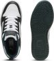 Puma Rebound V6 Lo Jr sneakers wit zwart donkergroen - Thumbnail 7