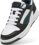 Puma Rebound V6 Lo Jr sneakers wit zwart donkergroen - Thumbnail 8