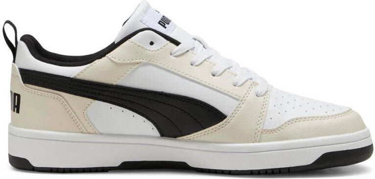 Puma Rebound V6 Low sneakers wit zwart offwhite
