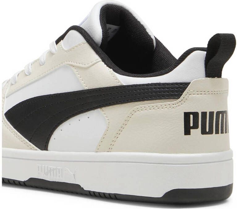 Puma Rebound V6 Low sneakers wit zwart offwhite