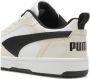 PUMA Rebound v6 Low Unisex Sneakers White- Black-Alpine Snow - Thumbnail 4